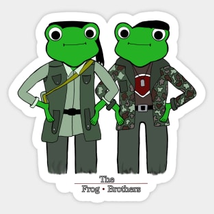 The Frog Brothers Sticker